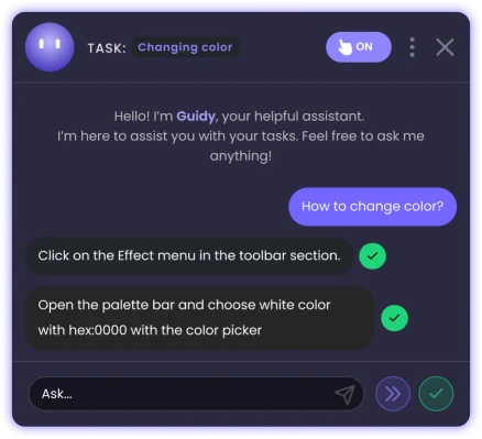Guidy application